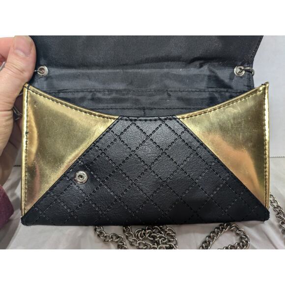 Batman Foil Envelope Wallet Clutch Purse Crossbody Bag Chain Strap Evening Bag - Picture 7 of 11